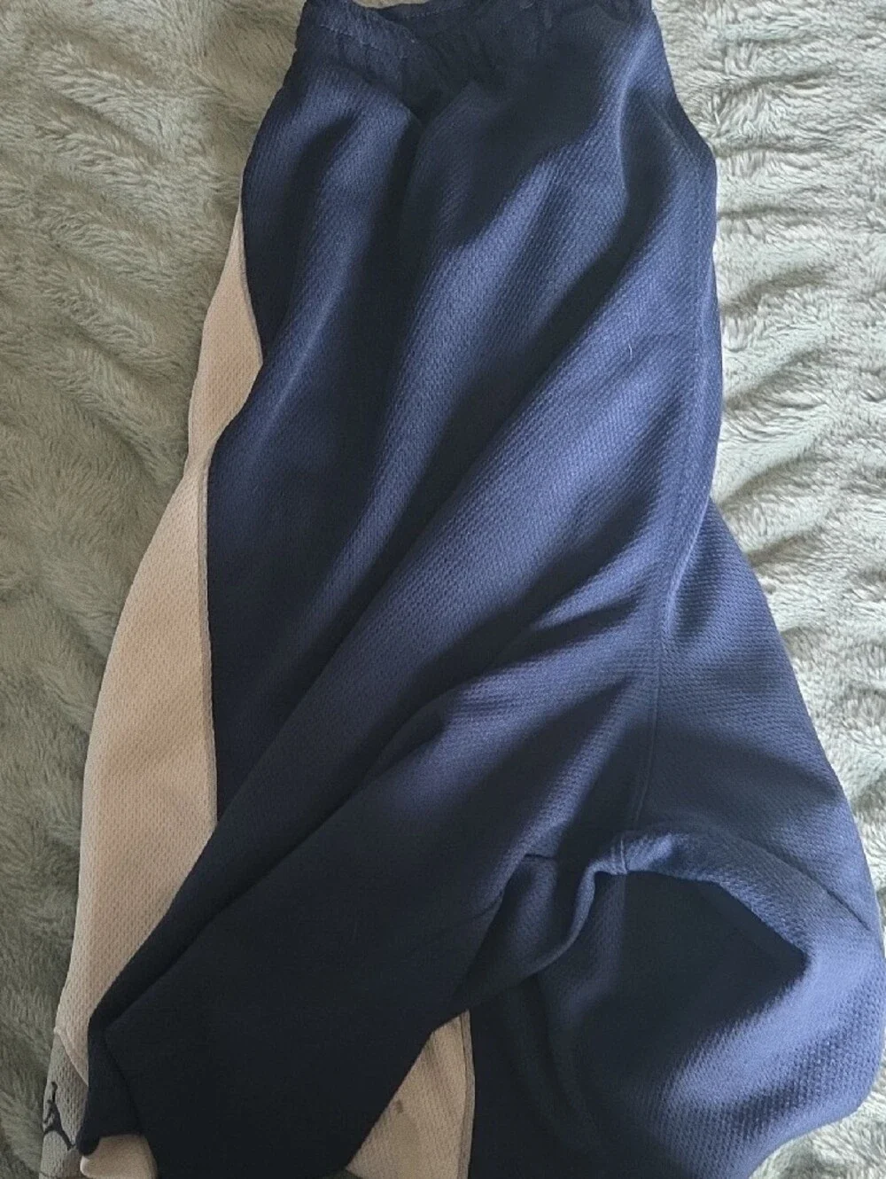 Jordan White and Navy Mesh Athletic Shorts, SIZE XL